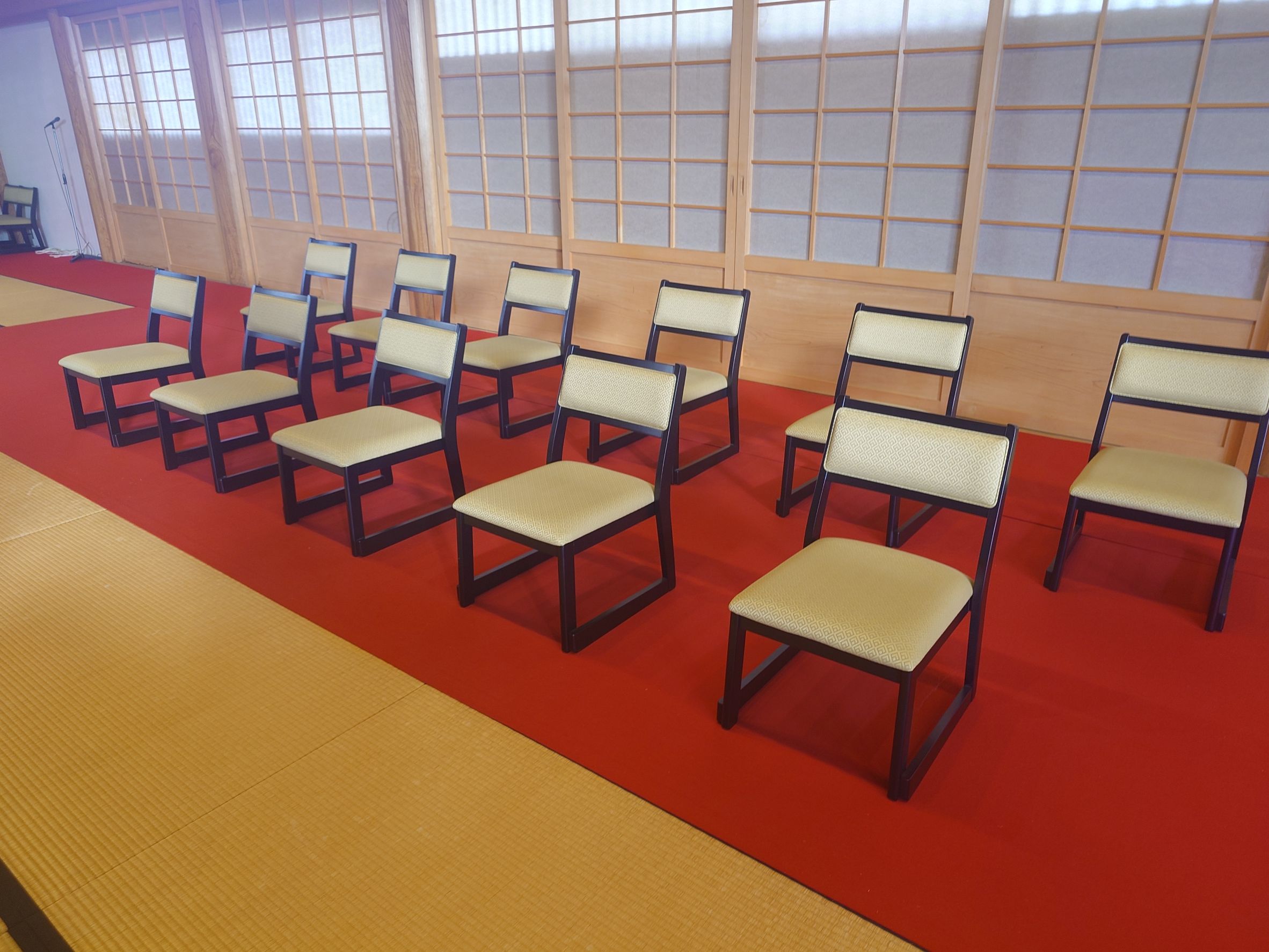 法事で使用する椅子席
